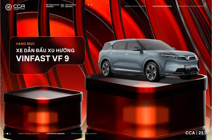 VINFAST VF9 TRỞ THÀNH CHIẾC XE DẪN ĐẦU XU HƯỚNG